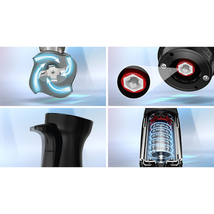 Bosch ErgoMaster, Seeria 6, 1200 Вт, нерж. сталь - Погружной блендер