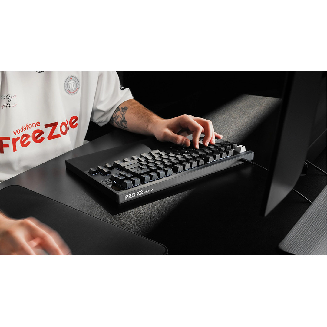 Logitech Pro X2 TKL Rapid, US, black - Keyboard