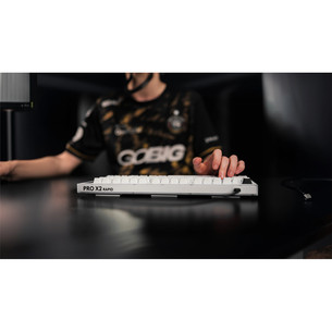 Logitech Pro X2 TKL Rapid, US, white - Keyboard