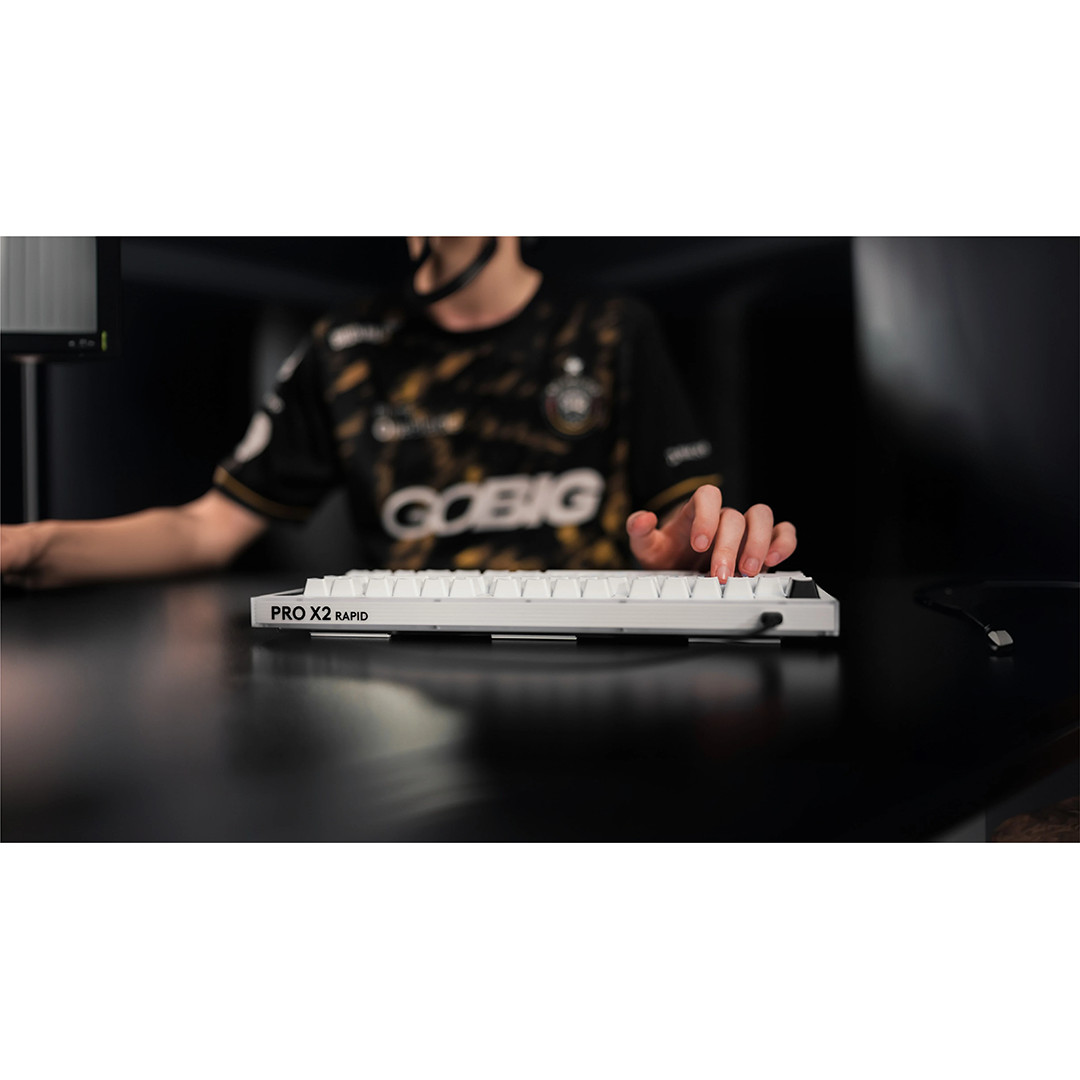 Logitech Pro X2 TKL Rapid, US, white - Keyboard