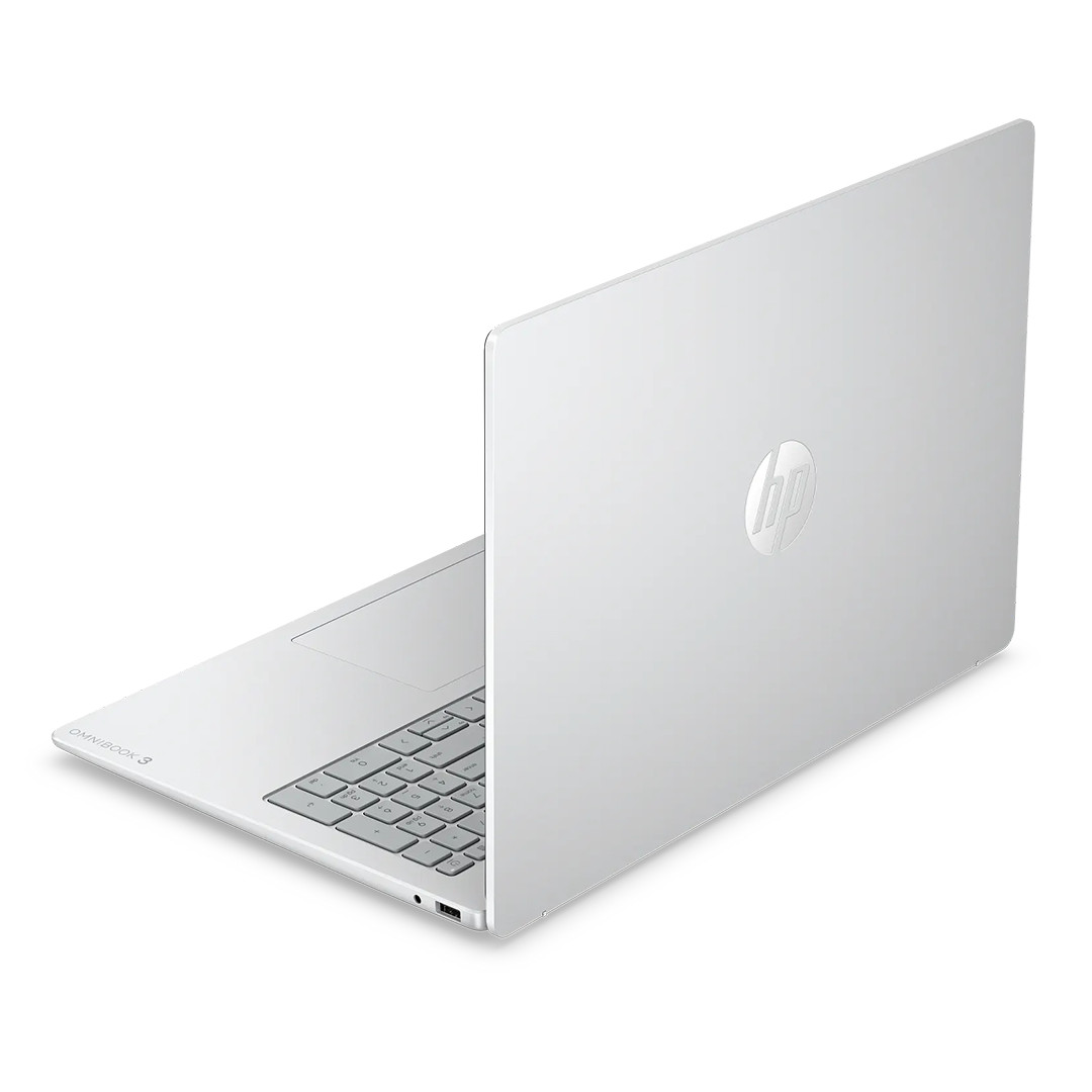 HP OmniBook 3 AI, 16'', WUXGA, Ryzen 5, 24 GB, 512 GB, ENG, sudraba - Portatīvais dators