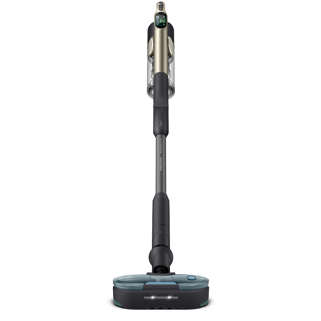 Philips PowerUp IQ 80 Aqua+ Complete, beige - Cordless vacuum cleaner