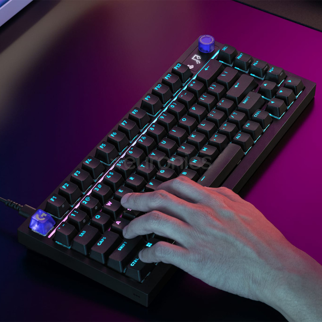 Logitech G316 X 75, tactile, US, black - Keyboard