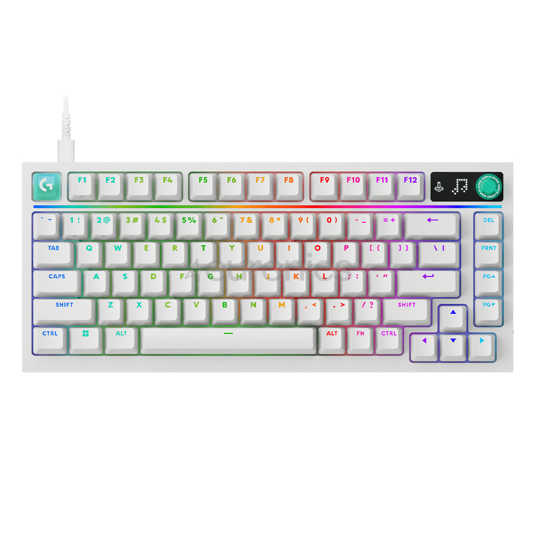 Logitech G316 X 75, tactile, US, white - Keyboard