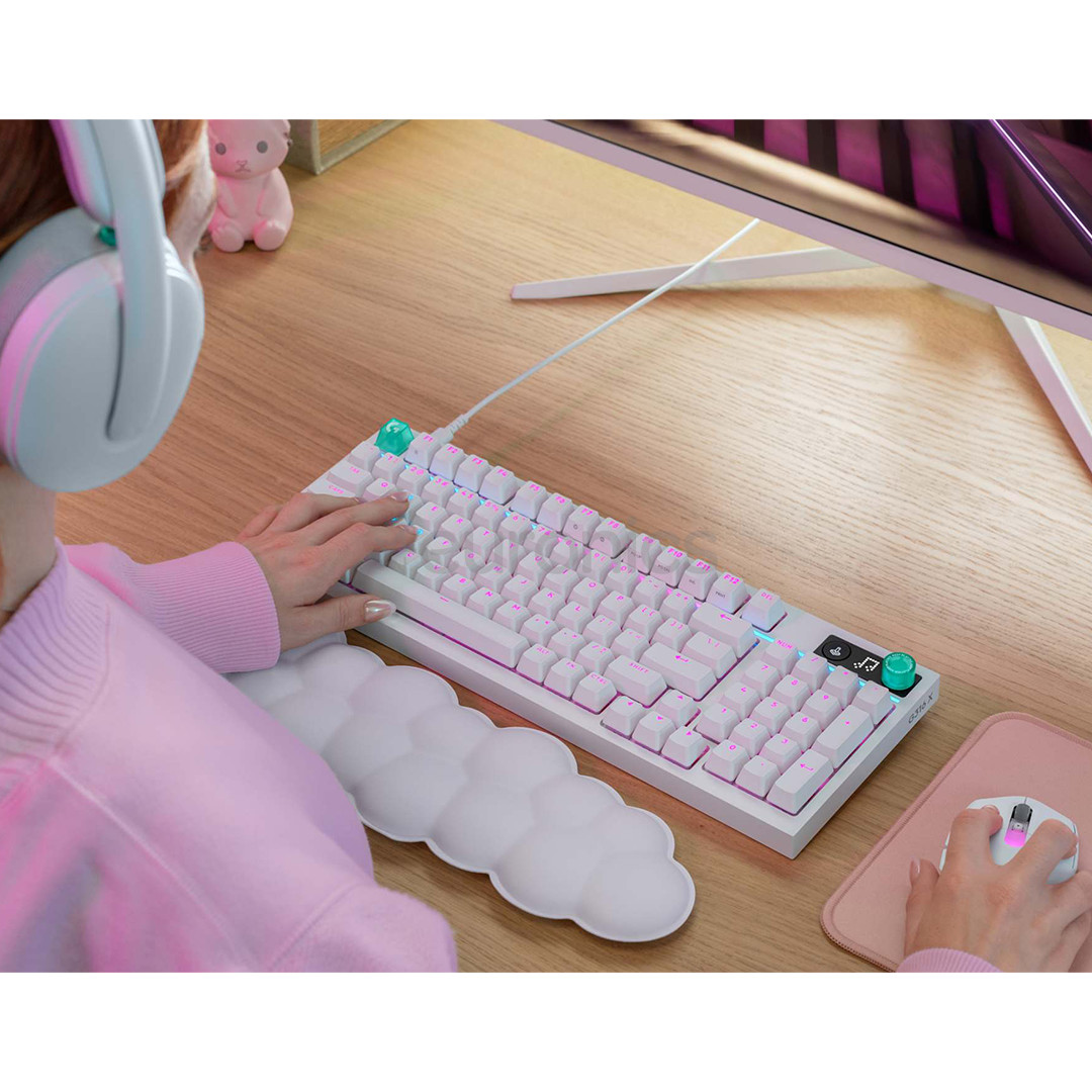 Logitech G316 X 75, tactile, US, white - Keyboard