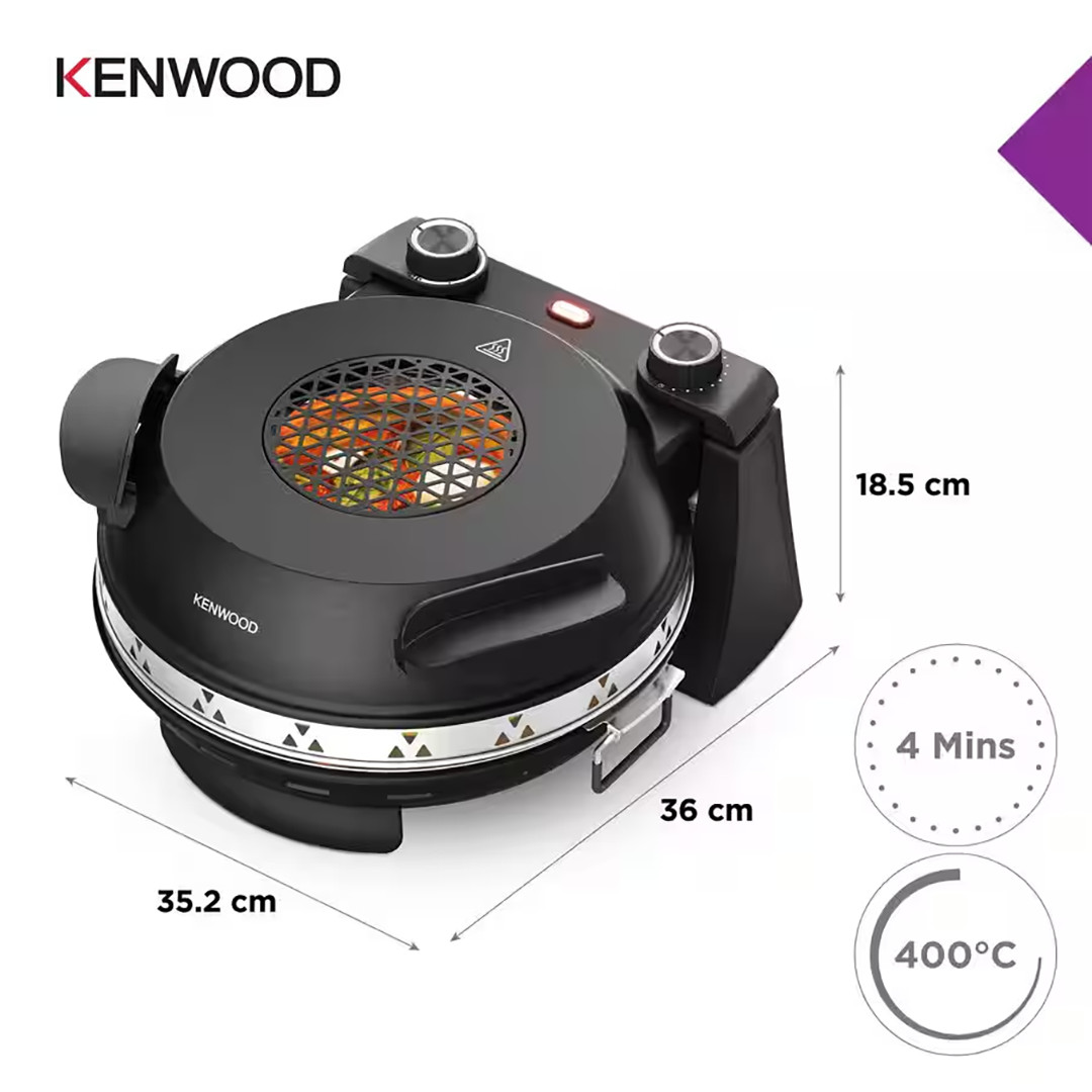 Kenwood My Pizzeria, black - Pizza oven