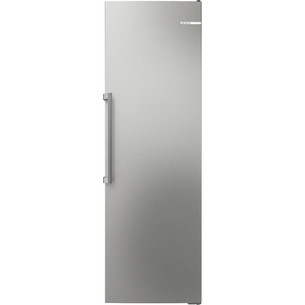 Bosch Series 6, NoFrost, 334 L, height 187 cm, grey - Freezer GSN36AICM