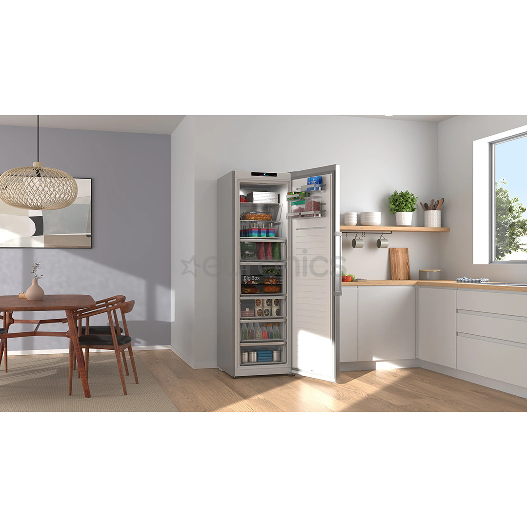 Bosch Series 6, NoFrost, 334 L, height 187 cm, grey - Freezer