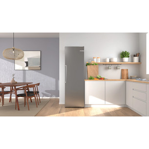 Bosch Series 6, NoFrost, 334 L, height 187 cm, grey - Freezer