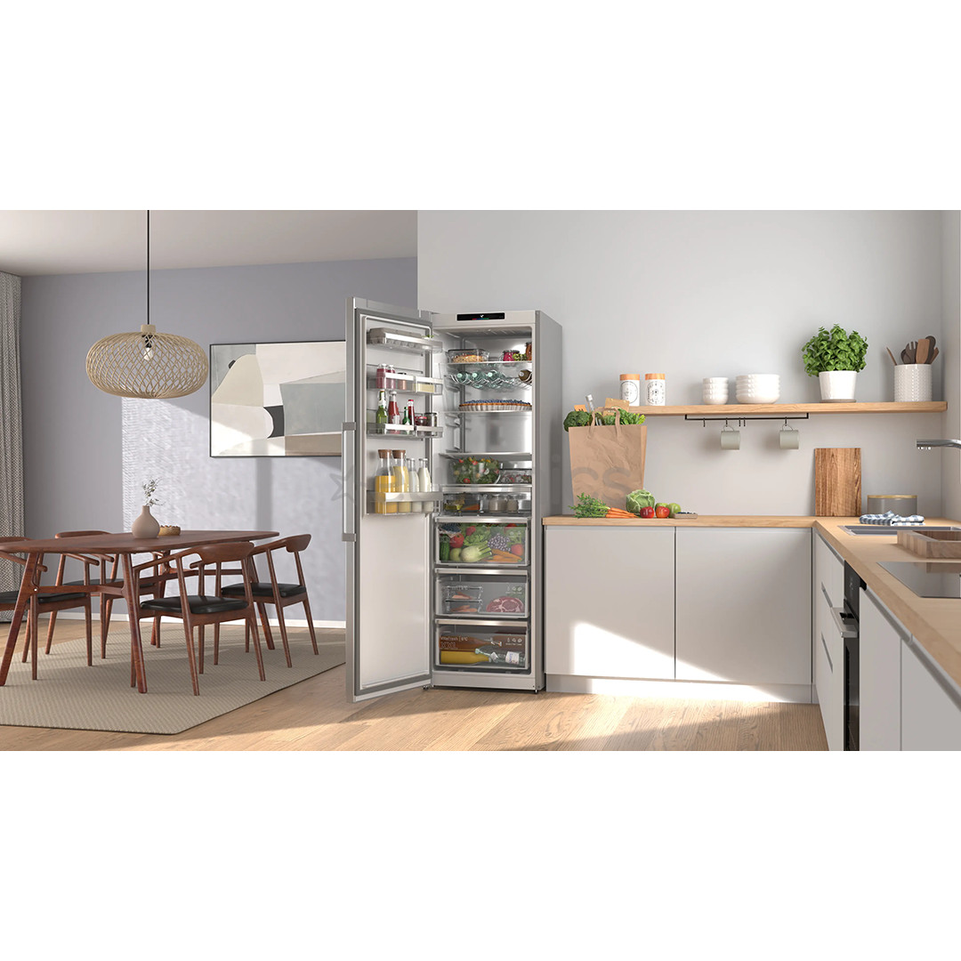 Bosch Series 6, Total No Frost, 402 L, height 187 cm, grey - Cooler