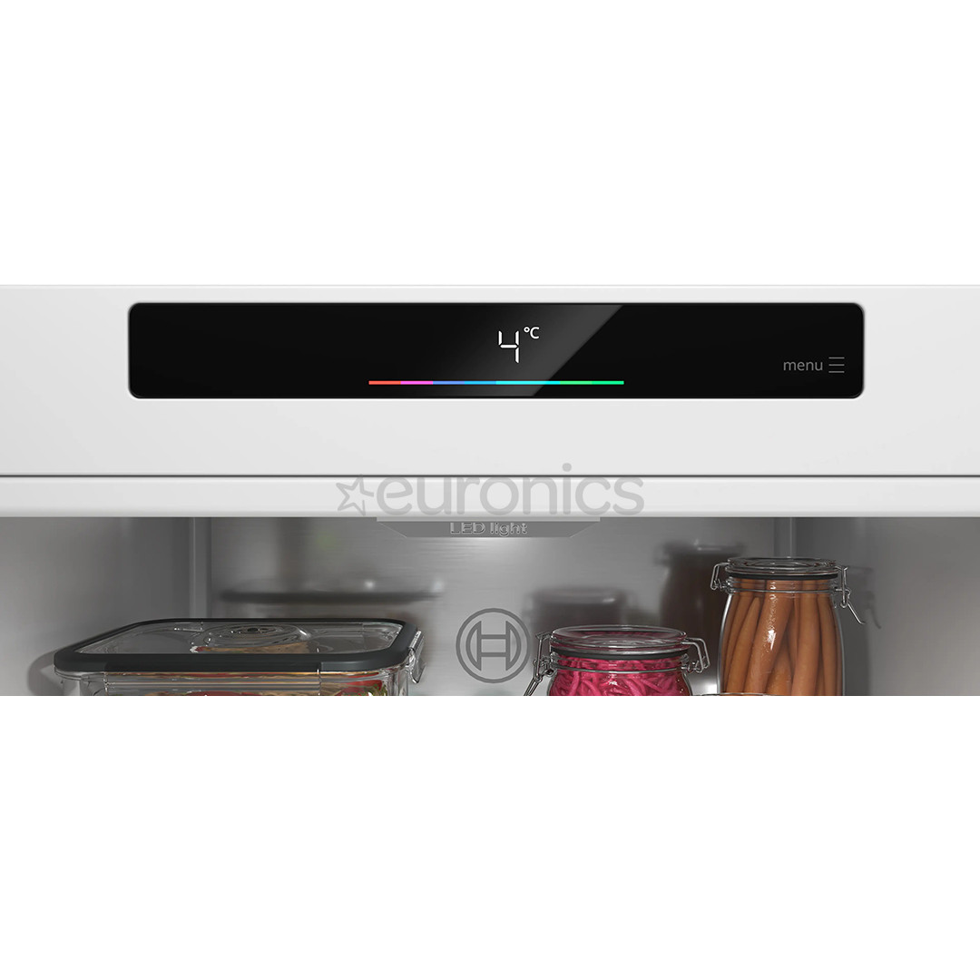 Bosch Series 6, Total No Frost, 402 L, height 187 cm, grey - Cooler