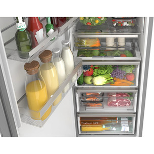 Bosch Series 6, Total No Frost, 402 L, height 187 cm, grey - Cooler