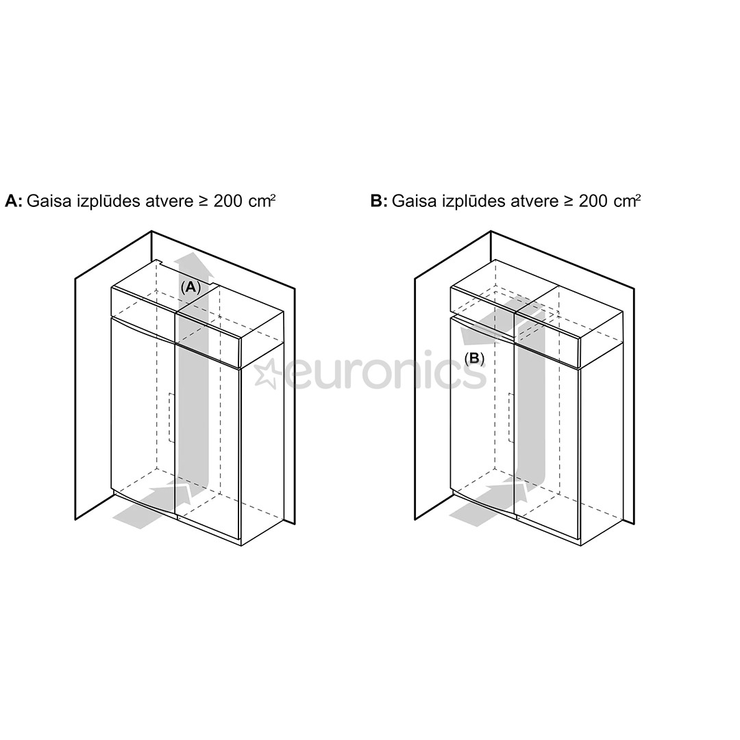 Bosch Series 6, Total No Frost, 402 L, height 187 cm, grey - Cooler