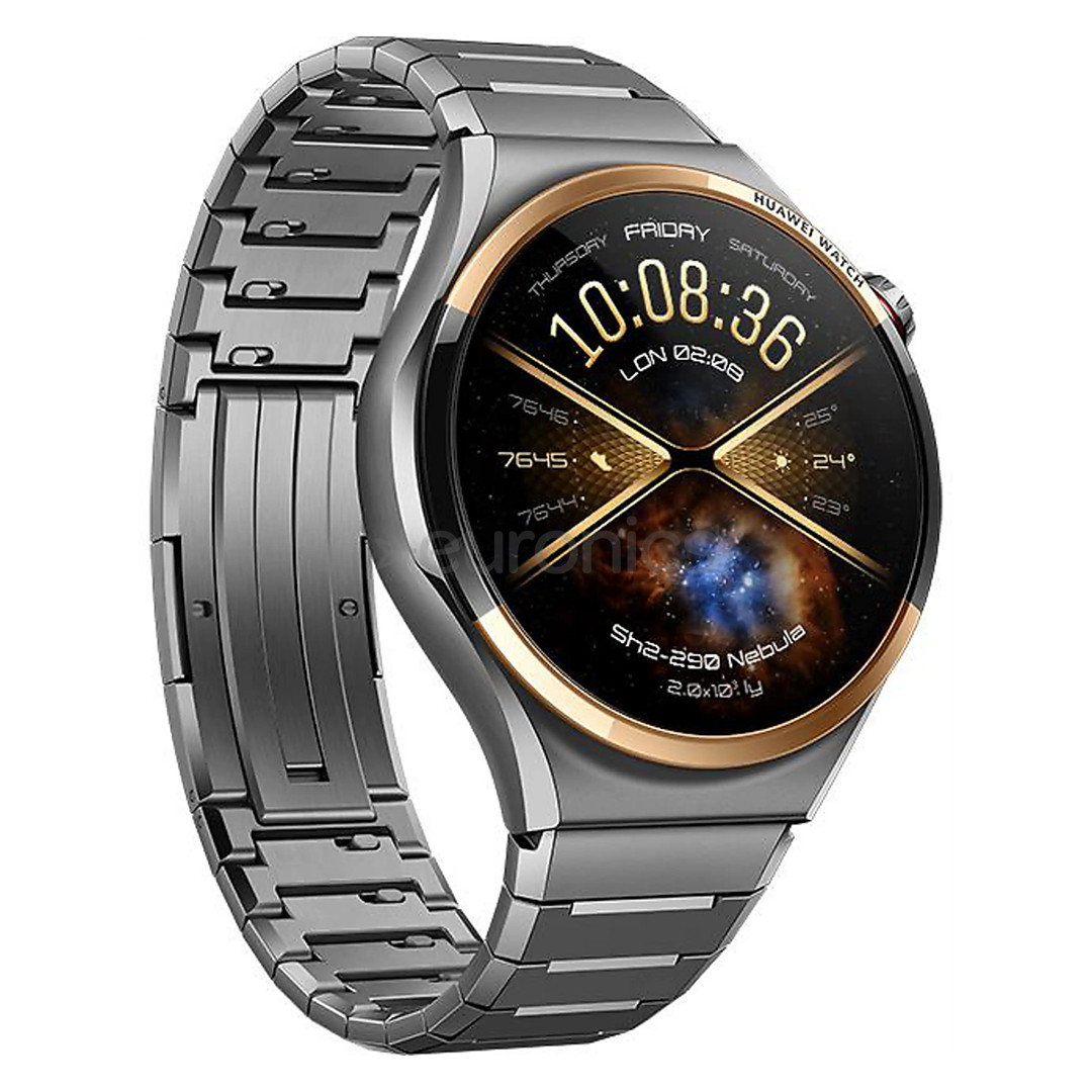 Huawei Watch 6 Pro Space Edition, 46 mm, titanium, melna - Viedpulkstenis