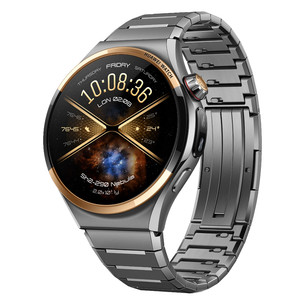 Huawei Watch 6 Pro Space Edition, 46 mm, titanium, melna - Viedpulkstenis 55020KFT
