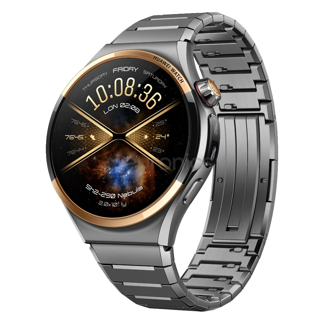 Huawei Watch 6 Pro Space Edition, 46 mm, titanium, melna - Viedpulkstenis
