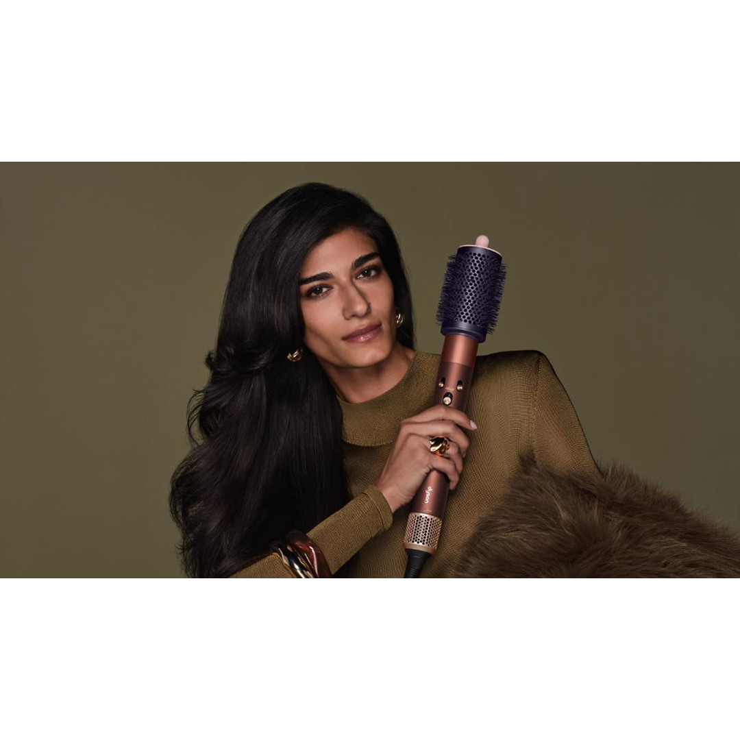 Dyson Airwrap i.d.™, Bluetooth®, 1300 W, Straight+Wavy, brūna/violeta - Matu veidotājs