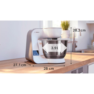 Bosch MUM 5, Series 4, 1000 W, balta/bronza - Virtuves kombains