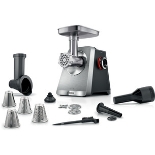 Bosch MultiPower, Series 8, melna/nerūsējošā tērauda - Gaļas maļamā mašīna