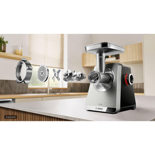 Bosch MultiPower, Series 8, melna/nerūsējošā tērauda - Gaļas maļamā mašīna