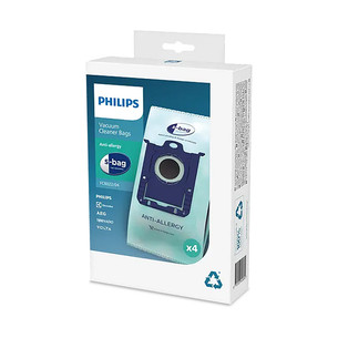 Philips s-bag anti-allergy, 4 gab. - Putekļu sūcēja maisiņi FC8022/04