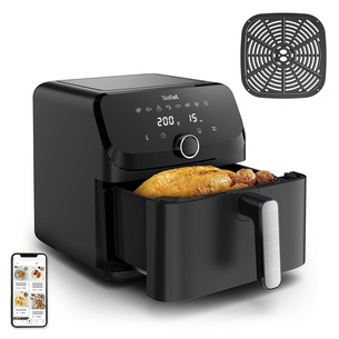 Tefal Easy Fry Mega, 7.5 L, 2020 W, melna - Karstā gaisa friteris