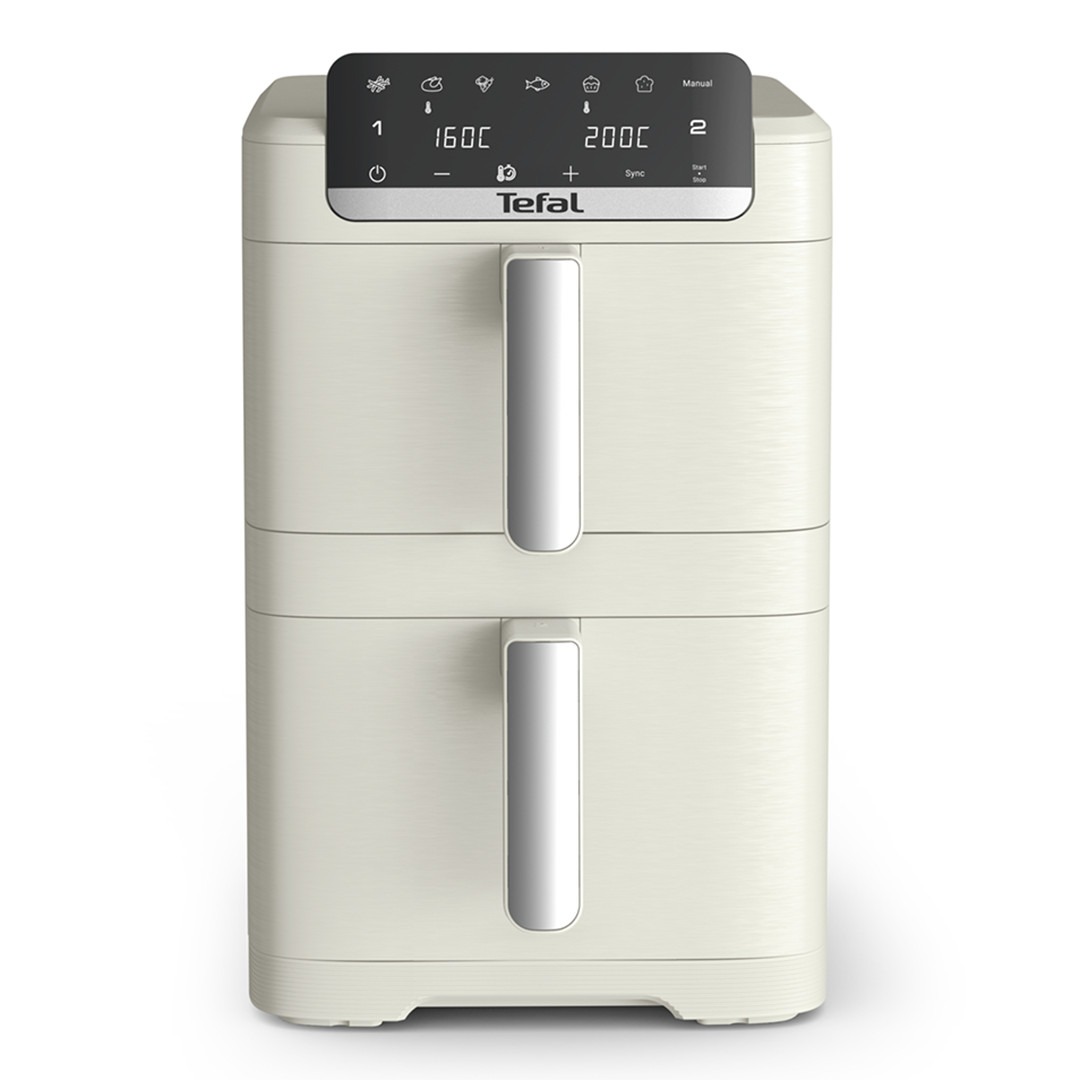 Tefal Easy Fry Crispy Stack, 10 L, 2700 W, bēša - Karstā gaisa friteris