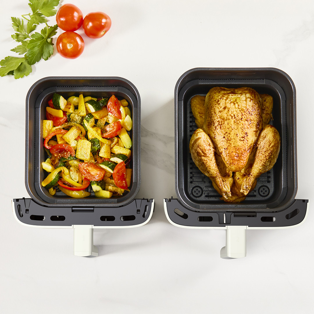 Tefal Easy Fry Crispy Stack, 10 L, 2700 W, bēša - Karstā gaisa friteris