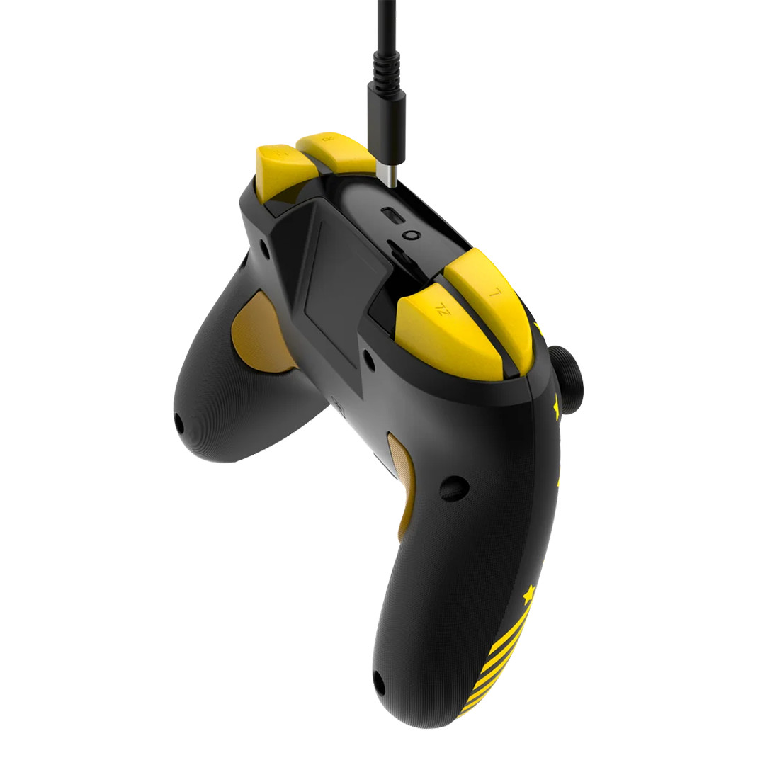 Turtle Beach Rematch Super Mario Star, Nintendo Switch, melna/dzeltena - Bezvadu kontrolieris