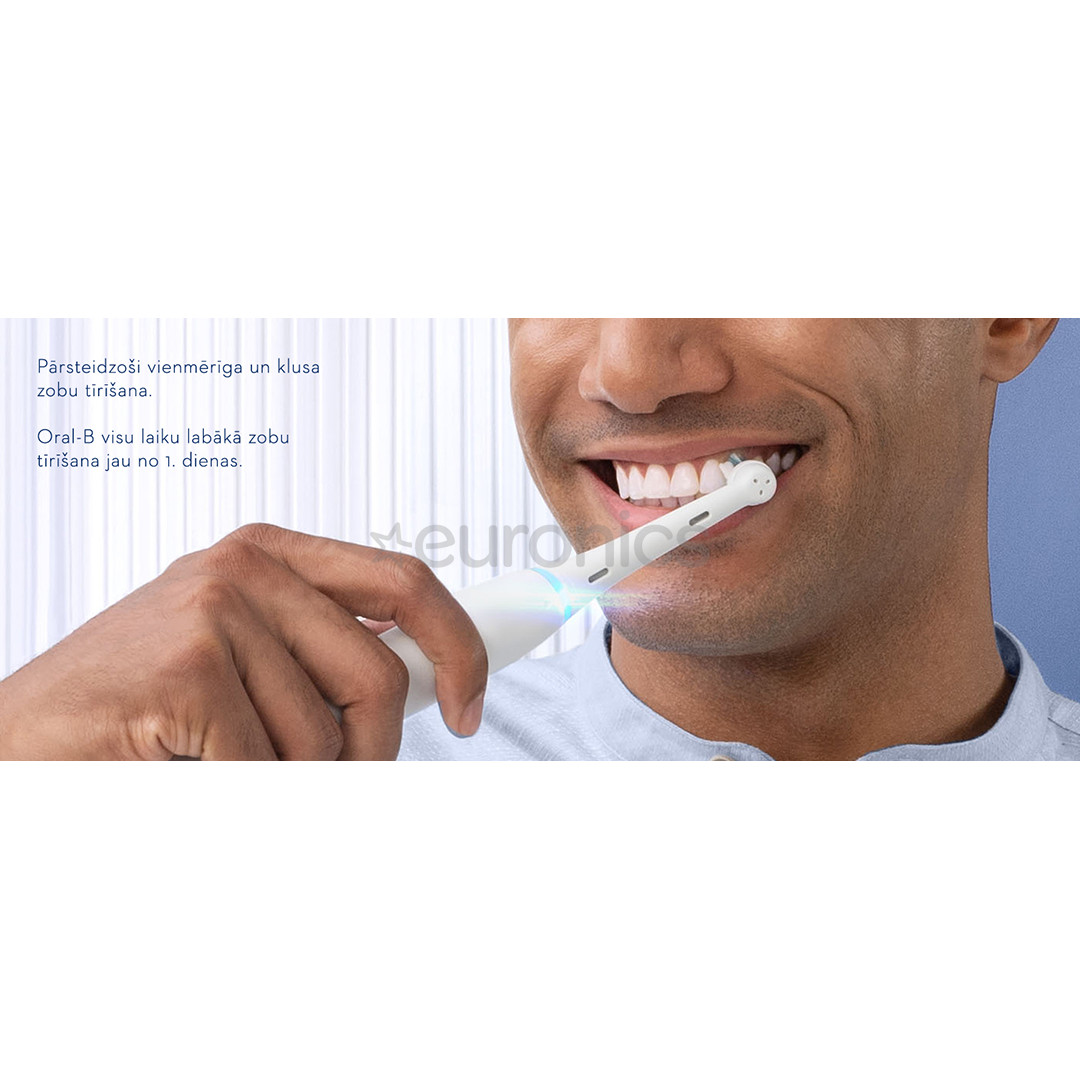 Braun Oral-B iO6 Duo Pack, melna/rozā - Elektrisko zobu birstu komplekts