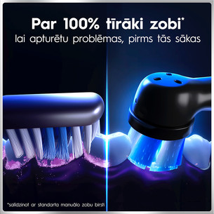 Braun Oral-B iO6 Duo Pack, melna/rozā - Elektrisko zobu birstu komplekts