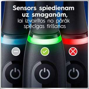 Braun Oral-B iO6 Duo Pack, melna/rozā - Elektrisko zobu birstu komplekts