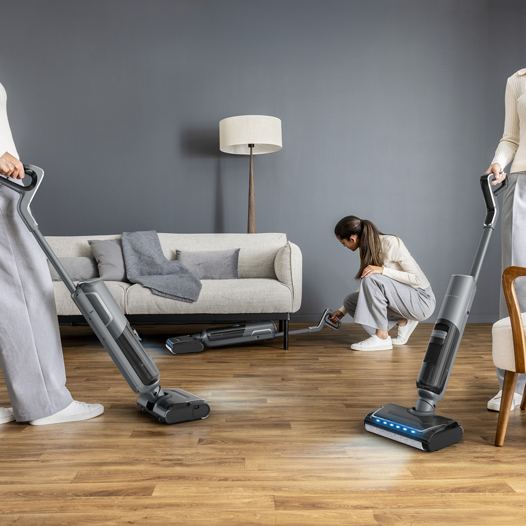 Tefal X-Clean 7 Pro, wet & dry, black/dark grey - Cordless hard floor cleaner