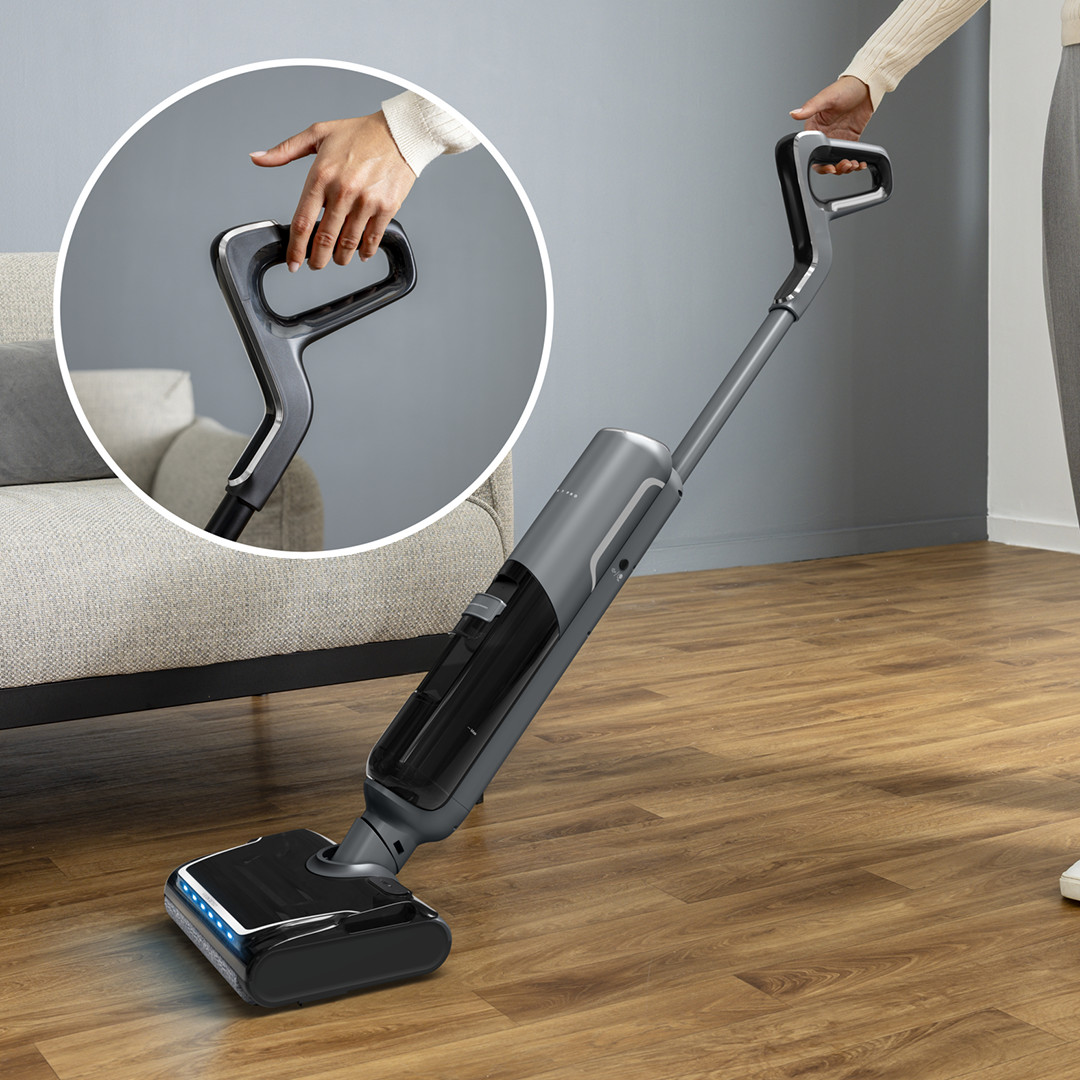 Tefal X-Clean 7 Pro, wet & dry, black/dark grey - Cordless hard floor cleaner