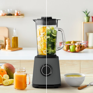 Tefal PerfectMix Essential, 1200 W, tumši pelēka - Blenderis