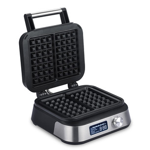 Stollar the Waffle Maker, 1500 W, melna/nerūsējošā tērauda - Vafeļu panna