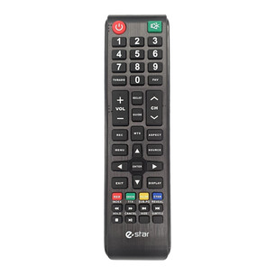 eStar RCU D4, melna - Televizora tālvadības pults TADAEST00048BK