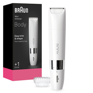 Braun, wet & dry, white - Mini trimmer