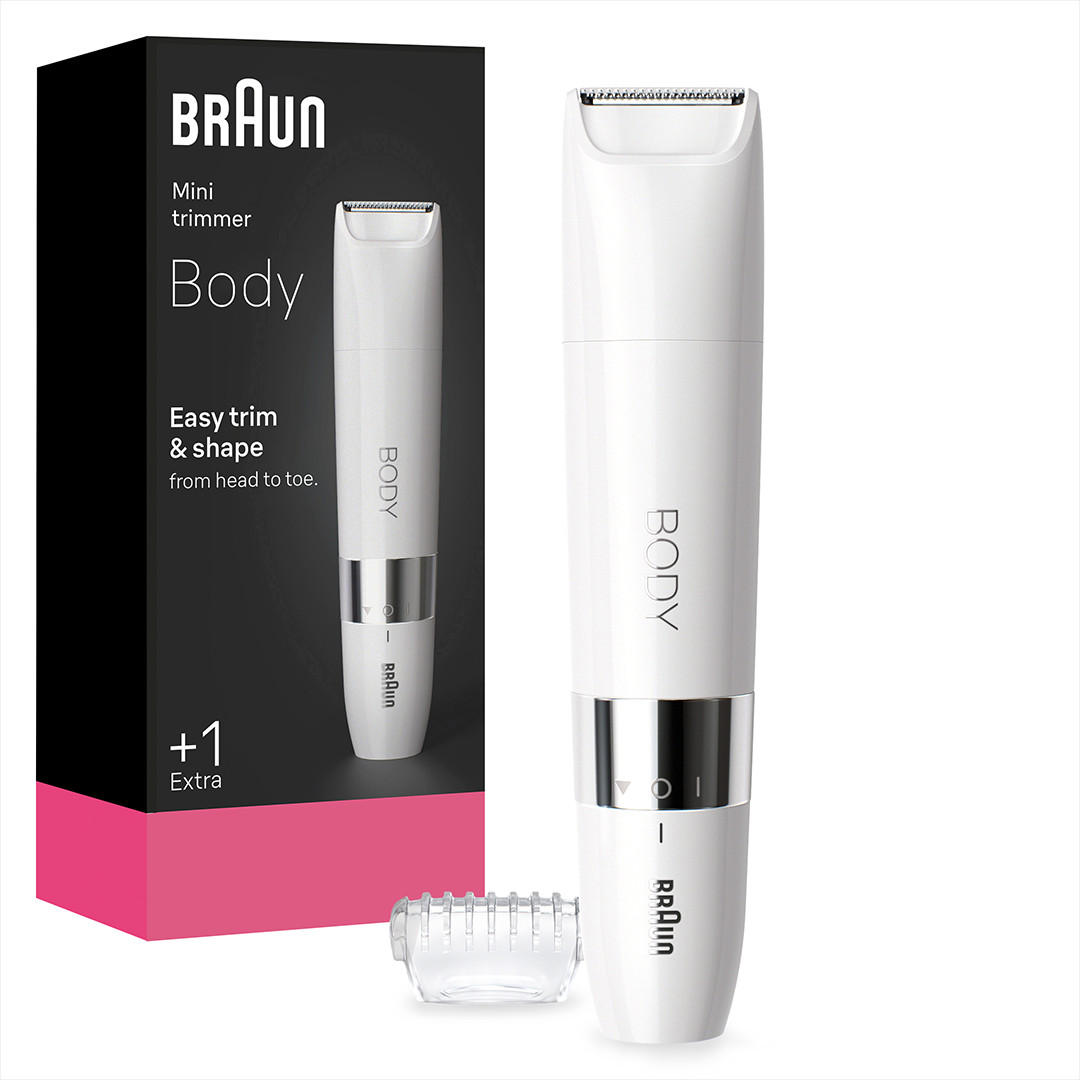 Braun, wet & dry, white - Mini trimmer