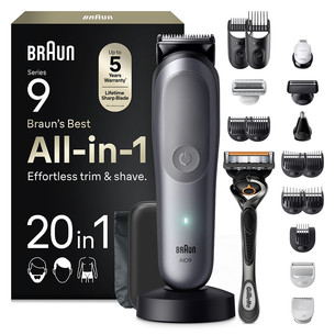 Braun All-in-1 Series 9, 20-in-1, grey - Trimmer set AIO9500