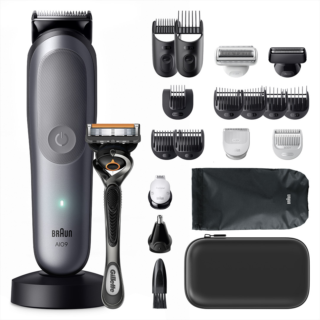 Braun All-in-1 Series 9, 20-in-1, grey - Trimmer set