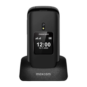 Maxcom Comfort MM834 4G, melna - Mobilais telefons MM834L