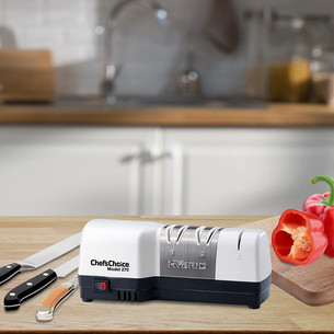 Chef´s Choice Diamond Hone Hybrid, black/white - Electric knife sharpener
