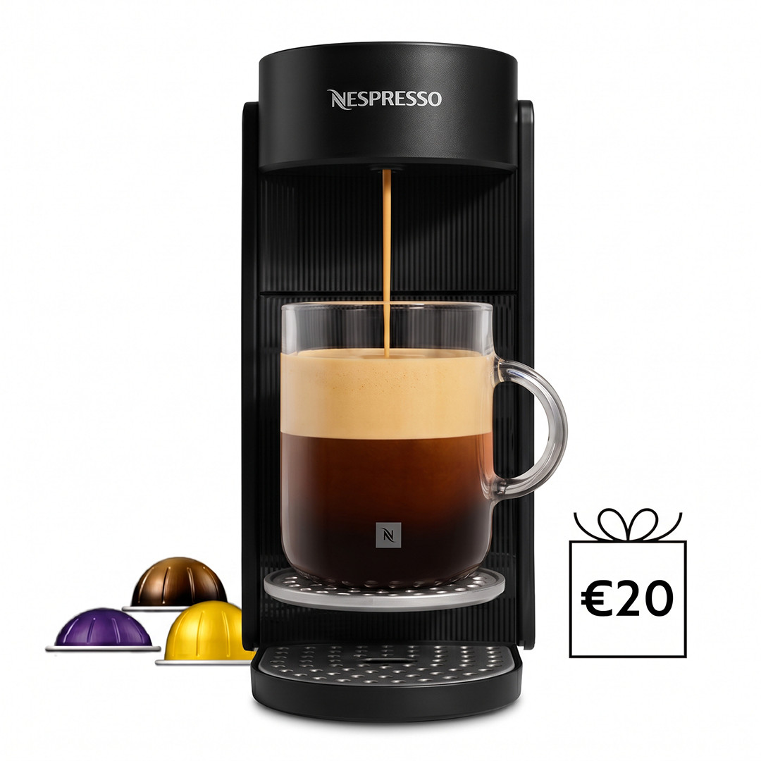 Krups Nespresso Vertuo Up, black - Capsule coffee machine