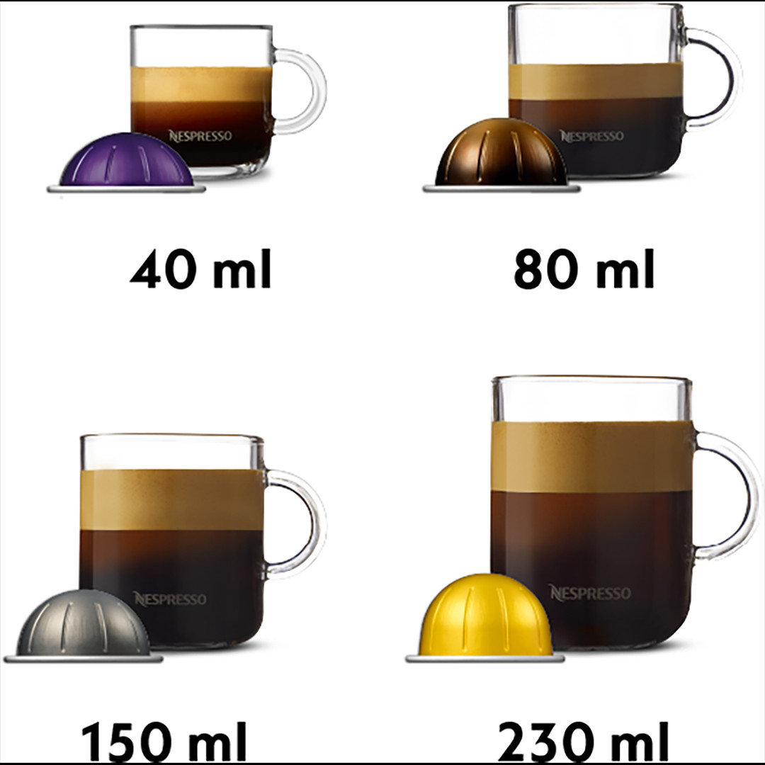 Krups Nespresso Vertuo Up, black - Capsule coffee machine