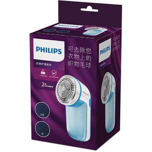 Philips, белый/голубой - Устройство для удаления катышков