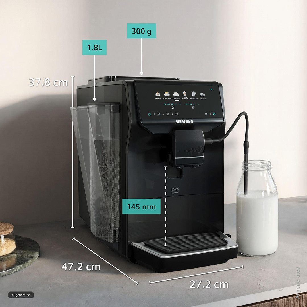 Siemens EQ500 iAroma, black - Espresso machine