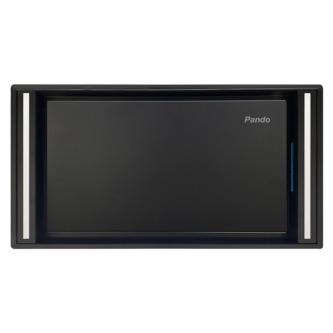 Pando GRX Slim, bez motora, platums 56 cm, melna - Iebūvējams tvaika nosūcējs