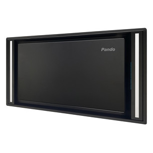 Pando GRX Slim, bez motora, platums 56 cm, melna - Iebūvējams tvaika nosūcējs