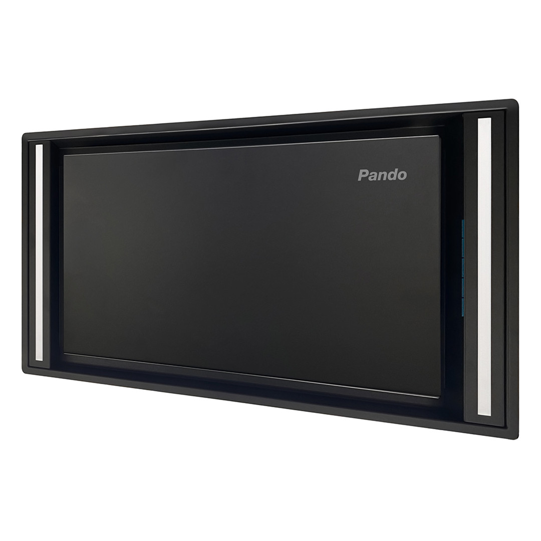Pando GRX Slim, bez motora, platums 56 cm, melna - Iebūvējams tvaika nosūcējs